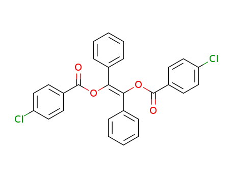 trans-α,α'-stilbenediol bis(p-chlorobenzoate)