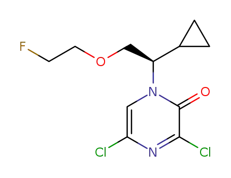 C<sub>11</sub>H<sub>13</sub>Cl<sub>2</sub>FN<sub>2</sub>O<sub>2</sub>