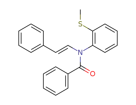 trans-1-N-benzoyl-N-<2-(methylthio)phenyl>-2-phenylethenamine