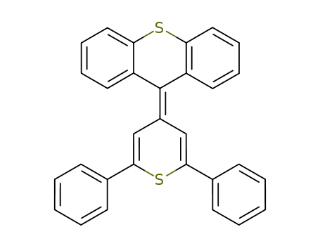 Molecular Structure of 73453-37-9 (9H-Thioxanthene, 9-(2,6-diphenyl-4H-thiopyran-4-ylidene)-)