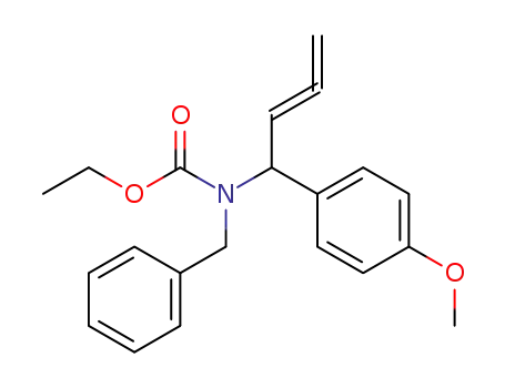 Carbamic acid, [1-(4-methoxyphenyl)-2,3-butadienyl](phenylmethyl)-,
ethyl ester