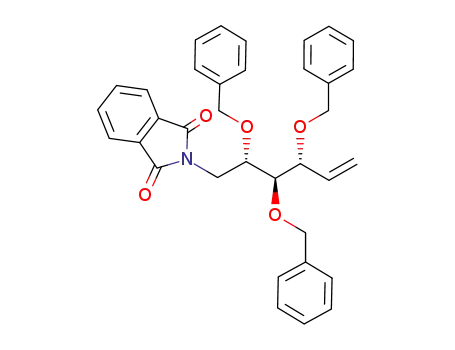 (2S,3R,4R)-1-Phthalimido-2,3,4-tris(benzyloxy)-hex-5-ene