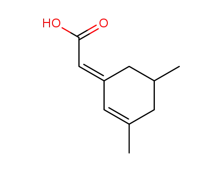 Acetic acid, (3,5-dimethyl-2-cyclohexen-1-ylidene)-, (E)-