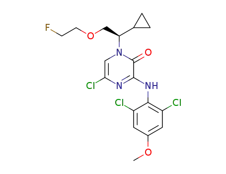C<sub>18</sub>H<sub>19</sub>Cl<sub>3</sub>FN<sub>3</sub>O<sub>3</sub>