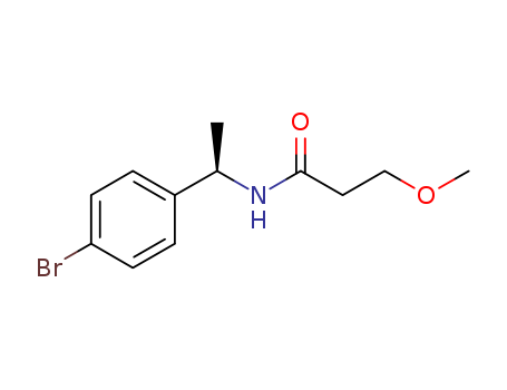 (R)-N-(1-(4-bromophenyl)ethyl)-3-methoxypropanamide