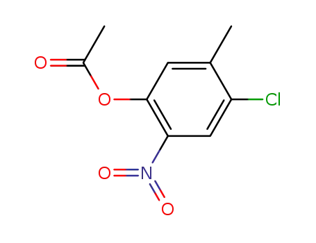 Molecular Structure of 27997-60-0 (4-chloro-5-methyl-2-nitrophenyl acetate)