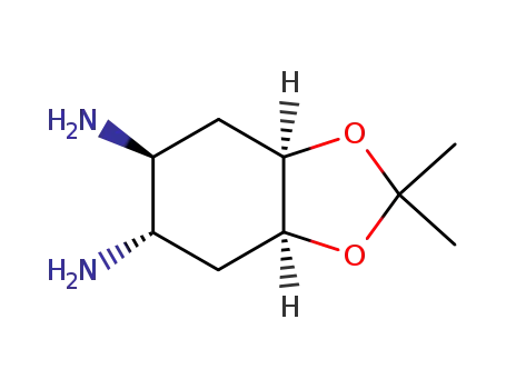 (3aα,5α,6β,7aα)-hexahydro-2,2-dimethyl-1,3-benzodioxole-5,6-diamine