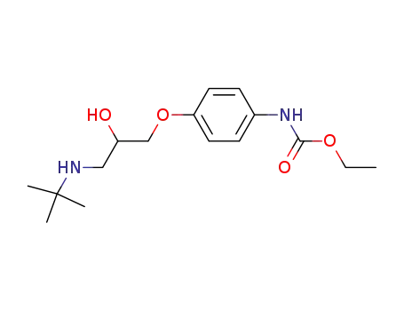 [4-(3-tert-Butylamino-2-hydroxy-propoxy)-phenyl]-carbamic acid ethyl ester