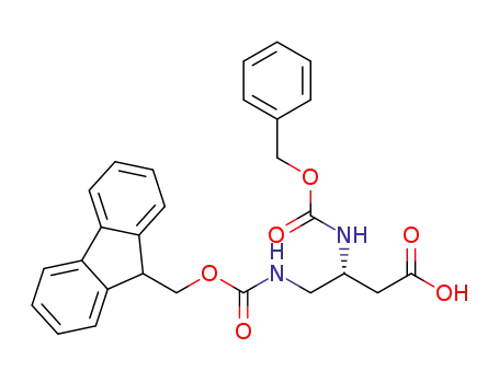 (3R)-3-{[(Benzyloxy)carbonyl]amino}-4-({[(9H-fluoren-9-yl)methoxy]carbonyl}amino)butanoic acid