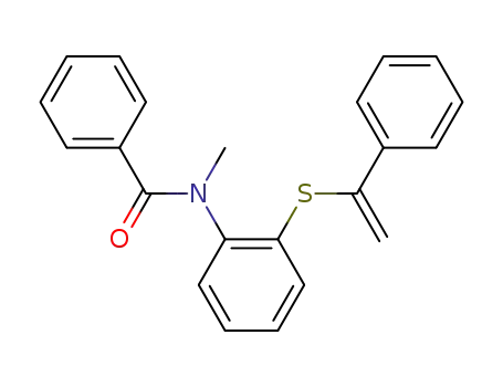 1-phenyl-1-<<2-(benzoylmethylamino)phenyl>thio>ethene
