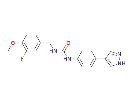 C<sub>18</sub>H<sub>17</sub>FN<sub>4</sub>O<sub>2</sub>