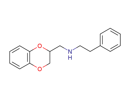 Molecular Structure of 85145-35-3 ((2,3-dihydro-1,4-benzodioxin-2-ylmethyl)(2-phenylethyl)amine)