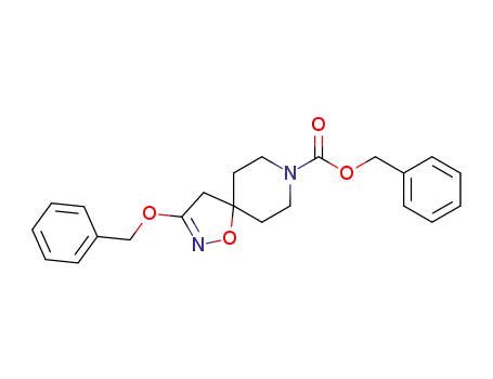 1-Oxa-2,8-diazaspiro[4.5]dec-2-ene-8-carboxylic acid,
3-(phenylmethoxy)-, phenylmethyl ester