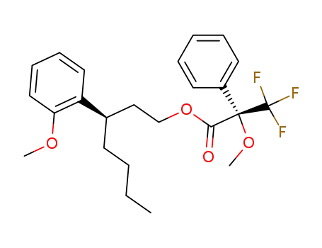 (S)-3,3,3-Trifluoro-2-methoxy-2-phenyl-propionic acid (R)-3-(2-methoxy-phenyl)-heptyl ester