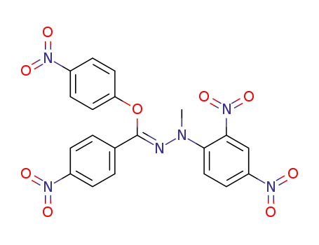 Z-4-nitro-N-(2,4-dinitrophenyl)-N-methylbenzenecarbohydrazonoyl 4-nitrophenolate