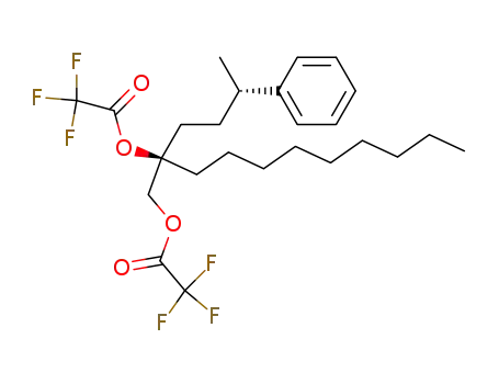Trifluoro-acetic acid (R)-1-((S)-3-phenyl-butyl)-1-(2,2,2-trifluoro-acetoxymethyl)-decyl ester