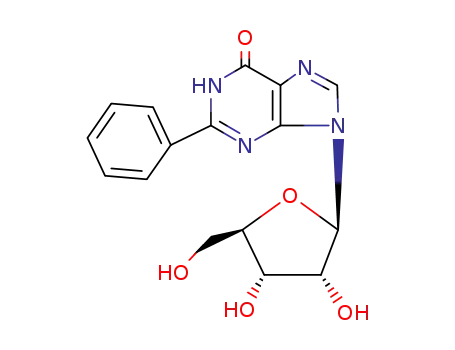 Molecular Structure of 32447-14-6 (Inosine, 2-phenyl-)
