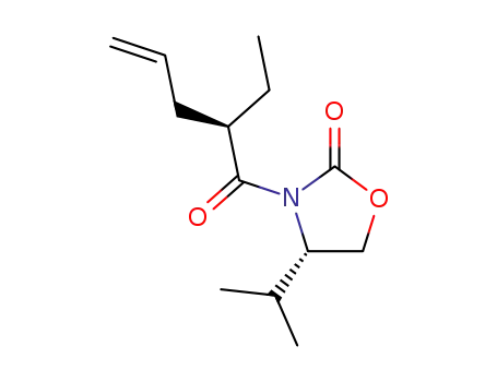 (S)-3-((R)-2-Ethyl-pent-4-enoyl)-4-isopropyl-oxazolidin-2-one