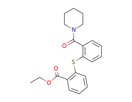 Ethyl 2-{[2-(piperidine-1-carbonyl)phenyl]sulfanyl}benzoate