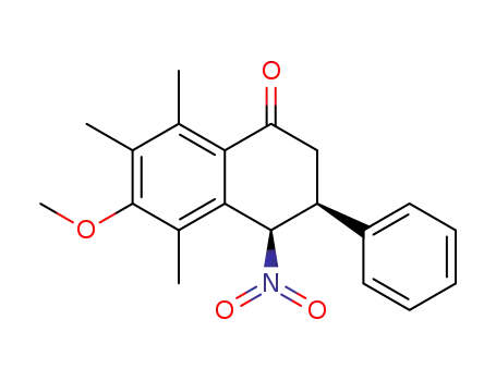 (3S,4R)-6-Methoxy-5,7,8-trimethyl-4-nitro-3-phenyl-3,4-dihydro-2H-naphthalen-1-one