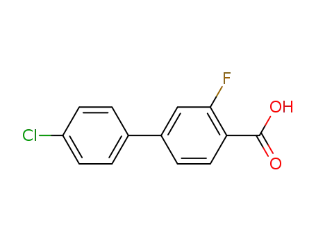 4- (4- 클로로 페닐) -2- 플루오로 벤조산