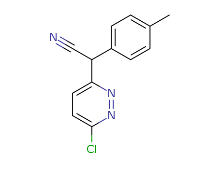 2-(6-CHLOROPYRIDAZIN-3-YL)-2-(4-METHYLPHENYL)ACETONITRILE