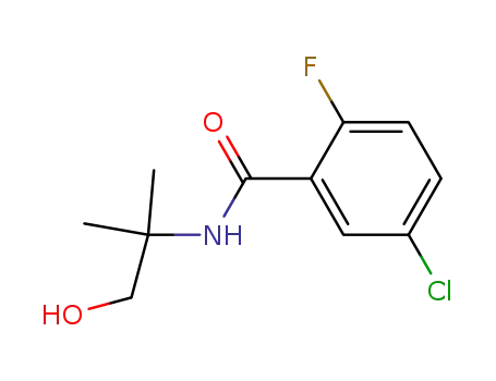 N-(2-hydroxy-1,1-dimethylethyl)-5-chloro-2-fluorobenzamide