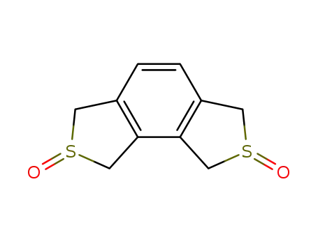 Molecular Structure of 88686-98-0 (1,3,6,8-TETRAHYDRO-BENZO[1,2-C:3,4-C']DITHIOPHENE-2,7-DIOXIDE)