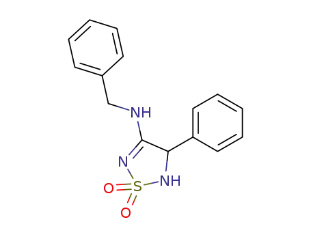 3-(N-benzylamino)-4-phenyl-4,5-dihydro-1,2,5-thiadiazole 1,1-dioxide