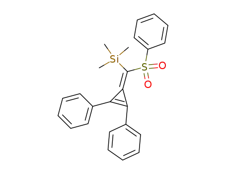 Silane,
[(2,3-diphenyl-2-cyclopropen-1-ylidene)(phenylsulfonyl)methyl]trimethyl-