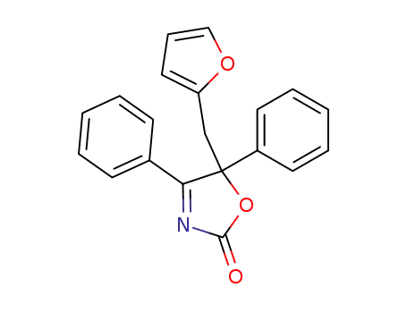2(5H)-Oxazolone, 5-(2-furanylmethyl)-4,5-diphenyl-