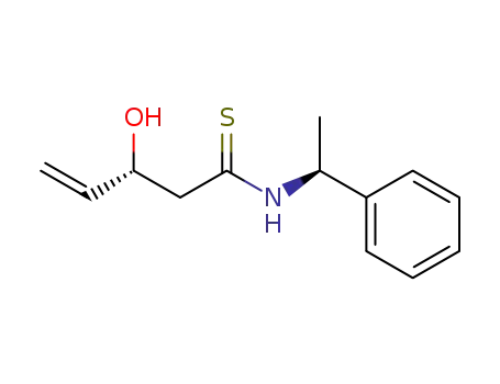 (3R)-3-hydroxy-N-<(S)-1-phenylethyl>pent-4-enethioamide