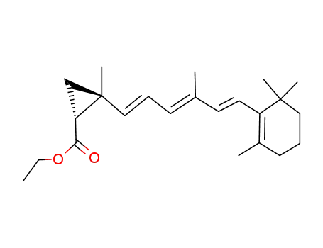Molecular Structure of 89887-37-6 (ethyl trans-13,14-dihydro-13,14-methyleneretinoate)