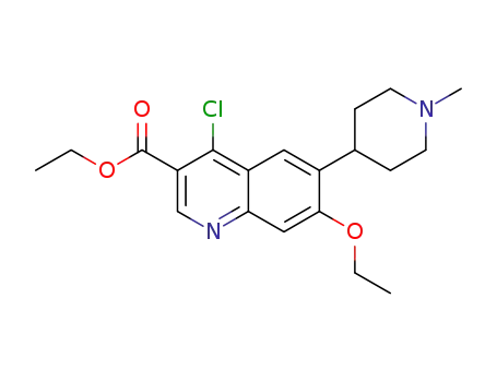 ethyl 4-chloro-7-ethoxy-6-(1-methylpiperidin-4-yl)quinoline-3-carboxylate