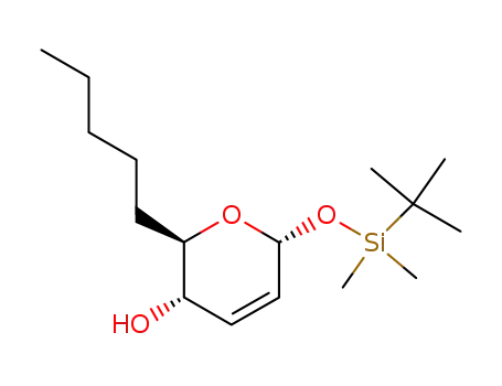 (2R,3S,6R)-6-(tert-Butyl-dimethyl-silanyloxy)-2-pentyl-3,6-dihydro-2H-pyran-3-ol