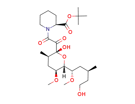 (S)-1-{2-[(2R,3R,5S,6R)-2-Hydroxy-6-((1S,3S)-5-hydroxy-1-methoxy-3-methyl-pentyl)-5-methoxy-3-methyl-tetrahydro-pyran-2-yl]-2-oxo-acetyl}-piperidine-2-carboxylic acid tert-butyl ester