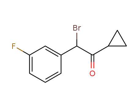 2-BroMo-1-cyclopropyl-2-(3-fluorophenyl)ethanone
