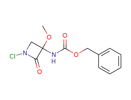(1-Chloro-3-methoxy-2-oxo-azetidin-3-yl)-carbamic acid benzyl ester