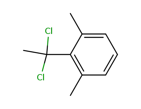 Molecular Structure of 74346-31-9 (1,1-Dichloro-1-(2,6-dimethylphenyl)ethane)
