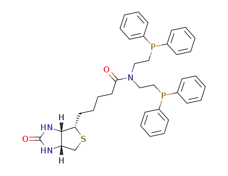 1H-티에노[3,4-d)이미다졸-4-펜탄아미드, N,N-비스[2-(디페닐포스피노)에틸]헥사히드로-2-옥소-, (3a.alpha., 4.beta.,6a.alpha .)-