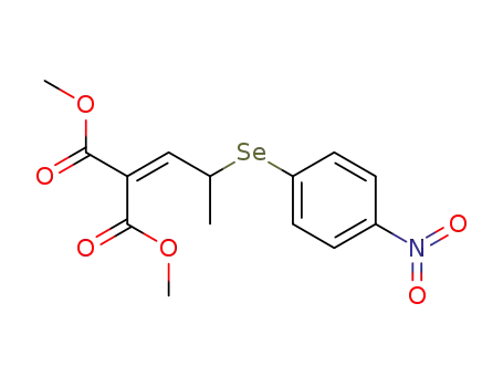 3,3-bis(methoxycarbonyl)-1-methylallyl p-nitrophenyl selenide