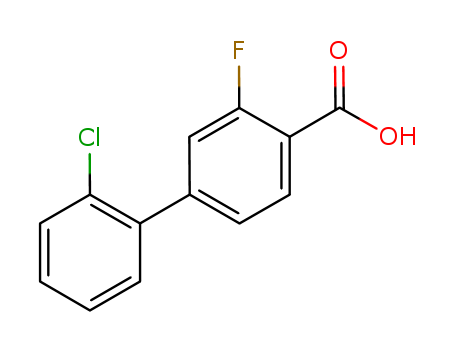 4-(2-Chlorophenyl)-2-fluorobenzoic acid