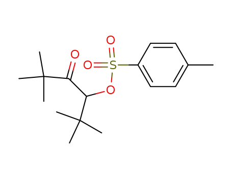 Molecular Structure of 14775-42-9 (2,2,5,5-tetramethyl-4-(toluene-4-sulfonyloxy)-hexan-3-one)