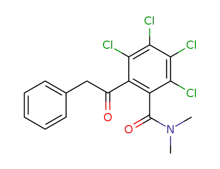 2,3,4,5-Tetrachloro-N,N-dimethyl-6-phenylacetyl-benzamide