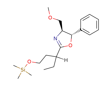 (4S,5S)-2-(1-Ethyl-3-trimethylsilanyloxy-propyl)-4-methoxymethyl-5-phenyl-4,5-dihydro-oxazole