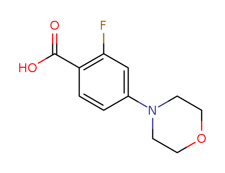 2-Fluoro-4-morpholinobenzoic Acid