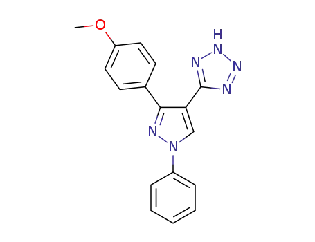 5-[3-(4-methoxyphenyl)-1-phenyl-1H-pyrazol-4-yl]-2H-tetrazole