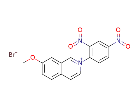 2-(2,4-dinitrophenyl)-7-methoxyisoquinolinium bromide