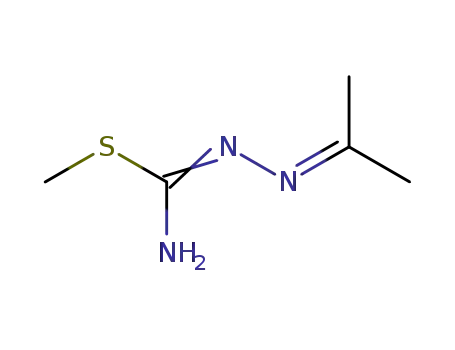 Hydrazinecarboximidothioic acid, (1-methylethylidene)-, methyl ester