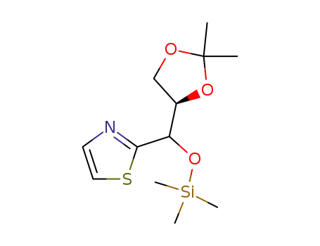 2-[((R)-2,2-Dimethyl-[1,3]dioxolan-4-yl)-trimethylsilanyloxy-methyl]-thiazole